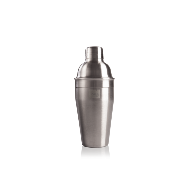 VacuVin Shaker à cocktail en acier brossé
