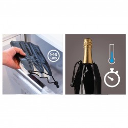 VacuVin Refroidisseur à Champagne Argenté - Image 2